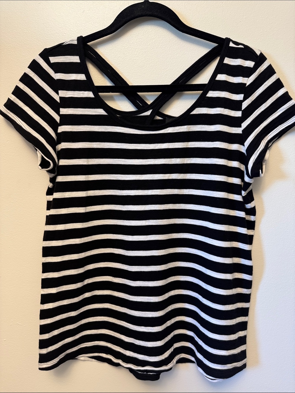 WHBM cotton/ modal detailed T